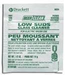 Beer Clean® Low Suds Glass Cleaner.  Unscented.  1/2 oz. Powder Packet.