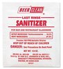 A Picture of product 968-398 Diversey™ Beer Clean® Last Rinse Sanitizer, Powder, .25oz Packet, 100/Carton