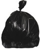 A Picture of product 861-417 Can Liner.  40" x 46".  0.90 Mil.  Black Color.  40-45 Gallon.  LLDPE 100/Case