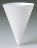 A Picture of product 110-404 Bare™ Eco-Forward™ Treated Paper Cone Cup.  7 oz.  White Color.  250 Cups/Sleeve, 5,000 Cups/Case.