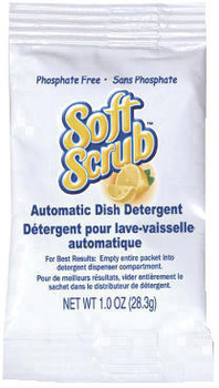 Soft Scrub® Automatic Dish Detergent in Single Use Packaging. 1 oz. Citrus scent. 200 packets/case.