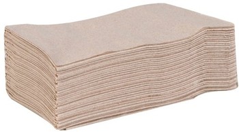 Preference® 2-Ply 1/8 Fold Paper Dinner Napkins. 12 Bags/Case. 250 Napkins/Bag. 15" x 17" Napkin.