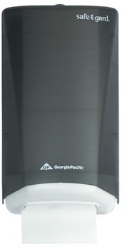 Safe-T-Gard™ Translucent Smoke Door Tissue Dispenser. 6.6" x 4" x 11".