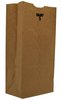 A Picture of product 310-308 Grocery Bag.  Natural Kraft Paper. 12 #. Size.  7-1/16" x 4-1/2" x 13-3/4". 40# Basis Weight Paper.  100% Recycled. 12 lb.
