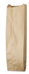 Liquor Bags, Kraft Virgin Paper. 1/2 Pint Size. 4" x 1-1⁄4" x 10". 500 Bags/Pack, 2,000 Bags/Case.