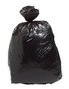 A Picture of product 860-811 Can Liner.  24" x 32".  0.90 Mil.  Black Color.  Coreless Perforated Rolls.  Star Seal Bottom.