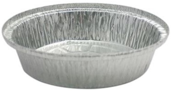 Round Foil Container/Pan. 9 inch diameter. 500 count.
