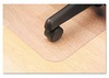 A Picture of product DEF-CM21442F deflect-o® EconoMat® Hard Floor Chair Mat, 46 x 60, Clear