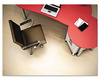 A Picture of product DEF-CM21442F deflect-o® EconoMat® Hard Floor Chair Mat, 46 x 60, Clear
