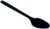 A Picture of product 191-121 Caterware® Catermate® Serving Spoon.  9" x 2".  Gloss Black.