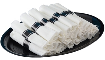 Napkin Roll, Knife/Fork/Spoon, Silver Color.  100 per case.