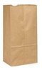 Paper Flat Bottom Grocery Bags. 3 X 1 7/8 X 5 7/8 in. 1/2 lb Capacity. 4000 count.
