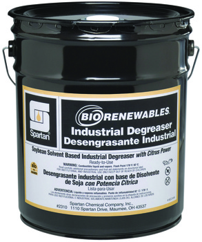 BioRenewables® Industrial Degreaser.  Soybean Solvent Based Degreaser.  5 Gallons.