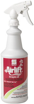 Airlift® Tropical. Air Freshener/Deodorant. Ready to Use. Includes 3 trigger sprayers. 1 Quart.