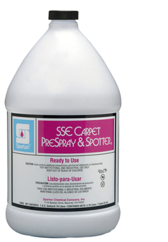 SSE Carpet Prespray & Spotter®.  Hydrogen Peroxide Based Carpet Spotting Solution.  1 Gallon.