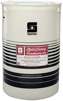 Lite'n Foamy® Cranberry Ice.  Hand, Hair & Body Wash.  55 Gallon Drum.