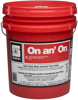 On an' On® Floor Finish. 5 gal. 1 pail.