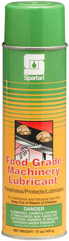 Food Grade Machinery Lubricant. Lubricates food processing equipment and machinery. 20 oz. Can, Net 15 oz.