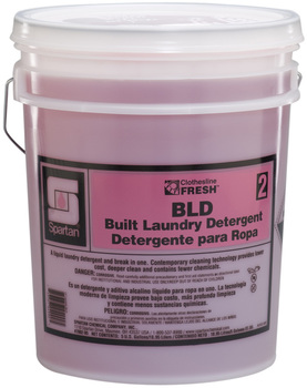 Clothesline Fresh™ #2 BLD, Built Laundry Detergent.  5 Gallons.