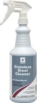 Stainless Steel Cleaner RTU.  12 Spray Bottles/Case.