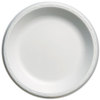 A Picture of product GNP-LAM10 Genpak® Elite Laminated Foam Dinnerware,  10 1/4" Dia, White, Round, 125/Pack, 4 Pack/Carton