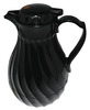 A Picture of product HOR-4022 Hormel Swirl Design Poly Lined Carafe, Swirl Design, 40oz Capacity, White