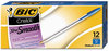 A Picture of product BIC-MS11BE BIC® Cristal® Xtra Smooth Ballpoint Pen,  Blue Ink, 1mm, Medium, Dozen