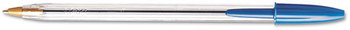 BIC® Cristal® Xtra Smooth Ballpoint Pen,  Blue Ink, 1mm, Medium, Dozen