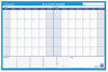 A Picture of product AAG-PM23328 AT-A-GLANCE® 30/60-Day Undated Horizontal Erasable Wall Planner 36 x 24, White/Blue Sheets,