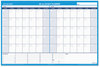 A Picture of product AAG-PM33328 AT-A-GLANCE® 30/60-Day Undated Horizontal Erasable Wall Planner 48 x 32, White/Blue Sheets,
