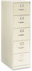 A Picture of product HON-312PS HON® 310 Series Vertical File 2 Letter-Size Drawers, Charcoal, 15" x 26.5" 29"