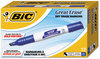 A Picture of product BIC-GDEM11BE BIC® Great Erase® Grip Chisel Tip Dry Erase Marker,  Blue, Dozen