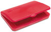 A Picture of product AVE-21071 Carter's™ Stamp Pad Pre-Inked Felt 4.25" x 2.75", Red