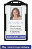 A Picture of product AVT-75657 Advantus® ID Card Holders,  2 1/8 x 3 3/8, Black, 25 per Pack