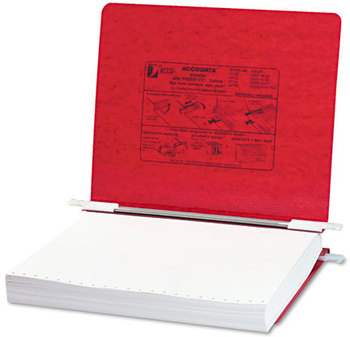 ACCO PRESSTEX® Covers with Storage Hooks 2 Posts, 6" Capacity, 11 x 8.5, Executive Red