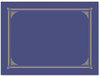 A Picture of product GEO-47401 Geographics® Certificate/Document Cover,  12 1/2 x 9 3/4, Metallic Blue, 6/Pack