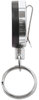 A Picture of product AVT-75545 Advantus® Heavy-Duty Steel Chain Retractable ID Card Reel,  18" Extension, Black/Chrome, 6/Pack