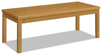 HON® Laminate Occasional Tables Table, Rectangular, 48w x 20d 16h, Harvest
