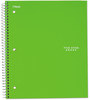 A Picture of product MEA-06190 Five Star® Wirebound Notebook,  8 1/2 x 11, 1 Subject, White, 100 Sheets, Assorted