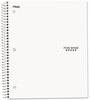 A Picture of product MEA-06190 Five Star® Wirebound Notebook,  8 1/2 x 11, 1 Subject, White, 100 Sheets, Assorted