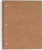 A Picture of product MEA-06190 Five Star® Wirebound Notebook,  8 1/2 x 11, 1 Subject, White, 100 Sheets, Assorted