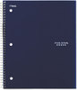 A Picture of product MEA-06206 Five Star® Wirebound Notebook,  College Rule, 8 1/2 x 11, White, 1 Subject, 100 Sheets