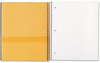 A Picture of product MEA-06206 Five Star® Wirebound Notebook,  College Rule, 8 1/2 x 11, White, 1 Subject, 100 Sheets
