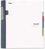 A Picture of product MEA-06326 Five Star® Advance® Wirebound Notebook,  College Rule, 8 1/2 x 11, 5 Subject, 200 Sheets