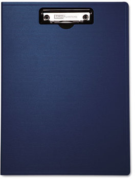 Baumgartens Mobile OPS™ Portfolio Clipboard with Low-Profile Clip,  1/2" Capacity, 8 1/2 x 11, Blue