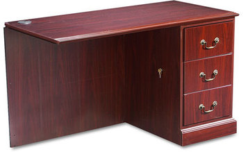 HON® 94000 Series™ "L" Workstation Right Return 48w x 24d 29.5h, Mahogany