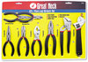 A Picture of product GNS-87900 Great Neck® 8-Piece Steel Plier and Wrench Tool Set,