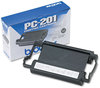 A Picture of product BRT-PC201 Brother PC201 Thermal Transfer Print Cartridge,  Black