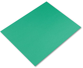 Pacon® Peacock® Railroad Board,  28 x 22, Holiday Green, 25/Carton