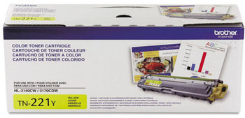 Brother TN221BK-TN225Y Toner,  Yellow